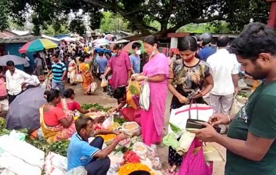 Households Busy in Purchasing Laxmi Puja items